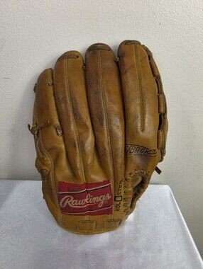 Vintage Rawlings Gold Glove Series Tan Leather Baseball Glove